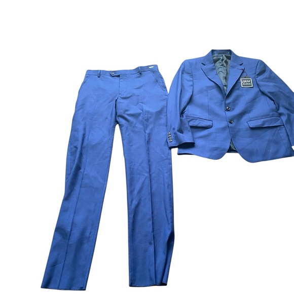 Jos. A. Bank Slim Wool Blue Suit - Picture 3 of 16